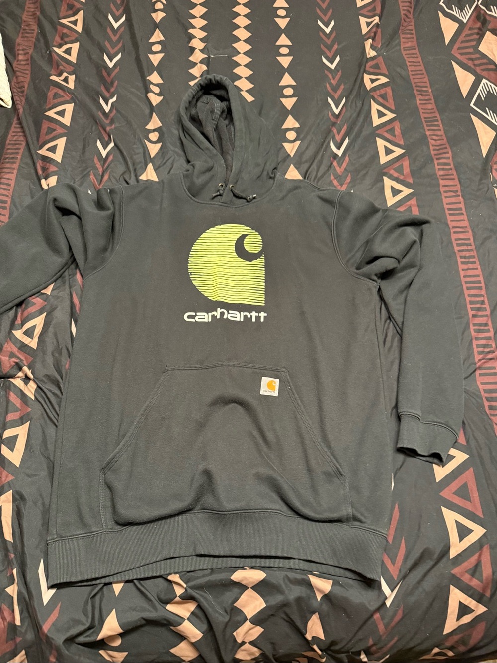 Carhartt black hoodie rain defender